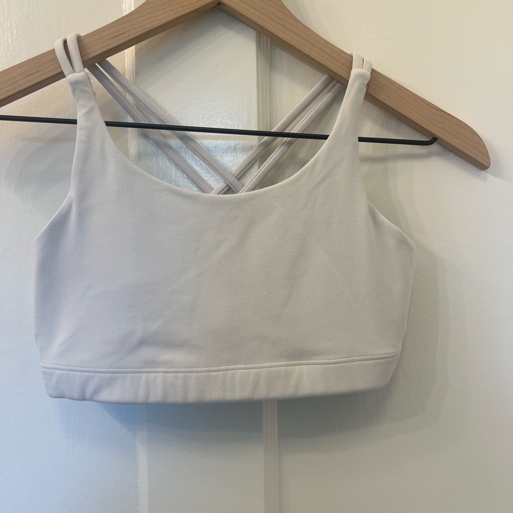 Teen Light blue Athleta White Sports Bra